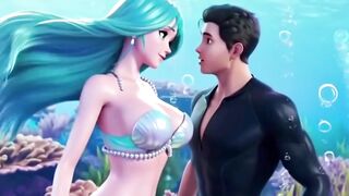 Below Water Sex with Girlfriend looking Glamorous