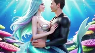 Below Water Sex with Girlfriend looking Glamorous