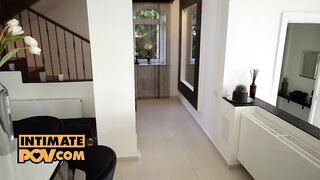 POV - Your hot wife Francys Belle rides u until u cum