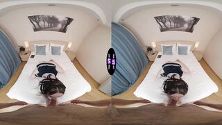 Pleasant brunette hair oral pleasure session for teenmegaworld