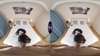 Pleasant brunette hair oral pleasure session for teenmegaworld
