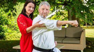 Outdoor Karate Practice - Granddadz