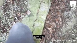 Outdoor screw - Blond teen Arteya fucked in lost place until this guy cums in her throat!
