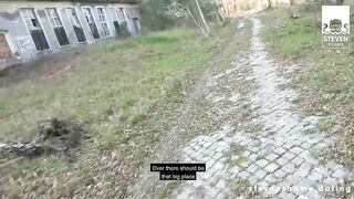 Outdoor screw - Blond teen Arteya fucked in lost place until this guy cums in her throat!