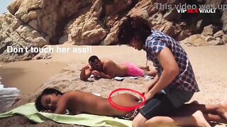 That guy Oiled Me Up on the Beach... Then His Ally Came to See