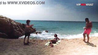 That guy Oiled Me Up on the Beach... Then His Ally Came to See
