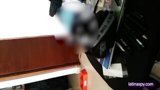 Ebony maid has a bouncy butt