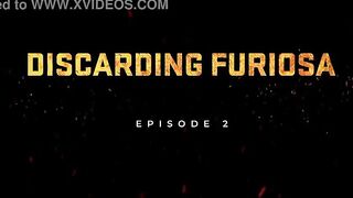 Madi Collins as Furiosa Loses Her Mind on a Hard Penis in the Wasteland - Furiosa Porn Cosplay Parody
