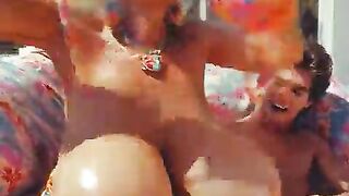 AI vid - Grandma takes bikini off - example teaser from deviantart movie