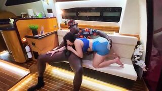 I let this Bad booty Floozy drive the boat