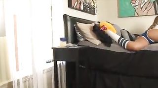Lesbian Tenant Seduces her Landlord