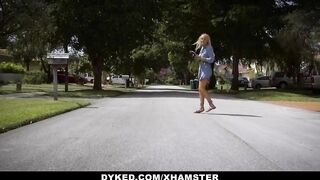 Dyked - Dyke Stepdaughter Experiments With Thick Stepmom