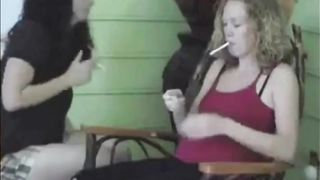 Preggo Smoking Fetish