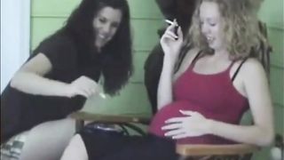 Preggo Smoking Fetish