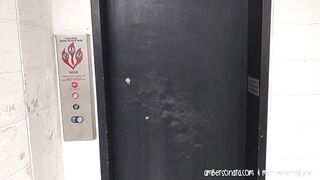 Public Elevator Girl Fingers Girl Passionately!