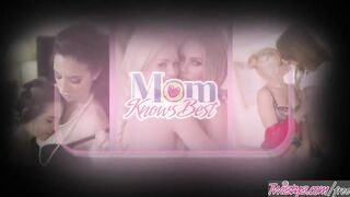 Twistys - Mom Adria Rae fucks step daughter Kendra Lust in the kitchen