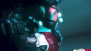 Harley Quinn & Batman Porn CG Animation