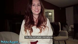 Public Agent - Large Breasts British teacher Erin Moore POV oral-job and creampie from thick dick stranger