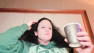 Sneezing Domina Congested Behind-the-scenes Hotel Couch Confessional