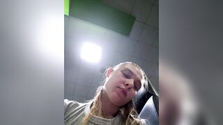Perspired Latin chick baby gets drilled hard after training