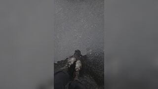 Rainy Day Play in Boots