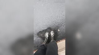 Rainy Day Play in Boots