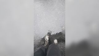 Rainy Day Play in Boots