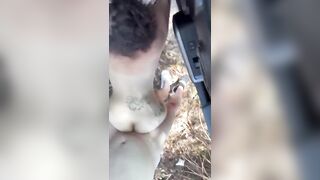 Compilation of slender thick hooker getting banged standing up in public