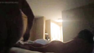 Real Cheating Wife Takes two Creampies Back to Back in Hotel Room Ga