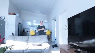 Stepmom Sucks Stepson to Keep him Quiet and Swallows that Load