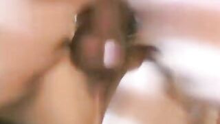 Hot lalin girl gets screwed on the bed