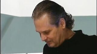 Rich old chap gets his heavy penis drank