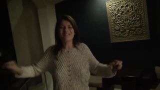 Older Brunette hair mother I'd like to fuck Gets Pounded in Steamy Shower