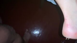 Brother screwed his stepsister in the kitchen whilst they were at home