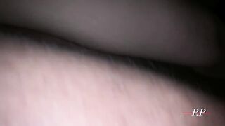 Homemade episode of stepbrother and stepsister anal banging close up at night