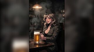 Hawt manga wife in a pub