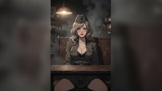Hawt manga wife in a pub