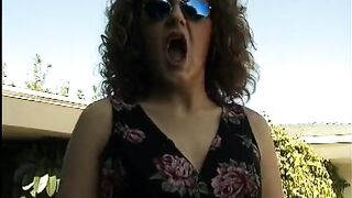 Nasty pair sex action on the sunbed