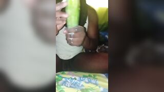This babe took the ebony cucumber in her cunt like a pro ?⭐?