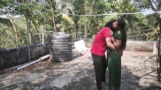 Outdoor Sex Mallu Pair Hawt Romance And Sex On Terrace