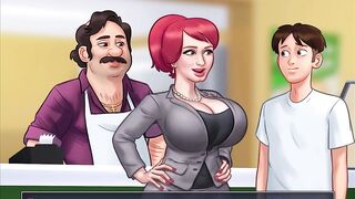 Summertime saga - sucking on jenny's melons