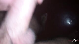 Sister rides stepbrother's schlong at night during the time that parents are not at home