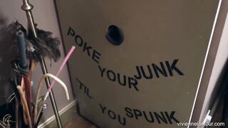 Pegged at Your Graduation - the Faculty's Last Exam - Mistress Vivienne L'amour Screws Your Gap and Milks Your Cum (720p)