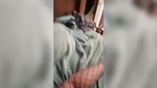 Marionette's Feet and Breasts in Fishnets and a Hot Micro Bikini