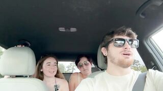 2 Hawt College Cuties Tempt Their Uber After The Beach- OnlyFans: LeoTheRedHead