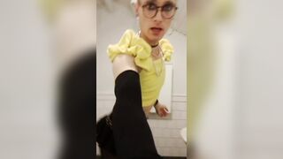 Hawt Sissy Fag Whiteboi Jes public BBC Sex toy