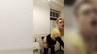 Hawt Sissy Fag Whiteboi Jes public BBC Sex toy