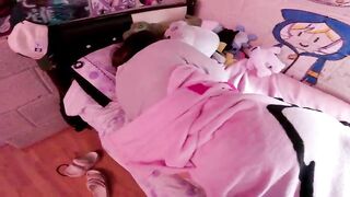 That babe still hasn't woken up even though her stepfather has permeated her with his rod.