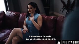 PURE TABOO Stepmom Sheena Ryder Surrenders To Stepson's double penetration Trio Request - PORTUGUESE SUBTITLES