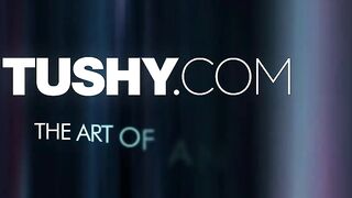 TUSHY Blond Lily Blossom Gets The one and the other Holes Filled In Ardent double penetration
